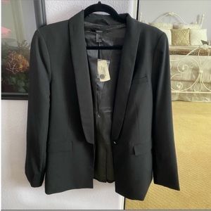 Women's Forever 21 Black Oversized Open Blazer Size Large